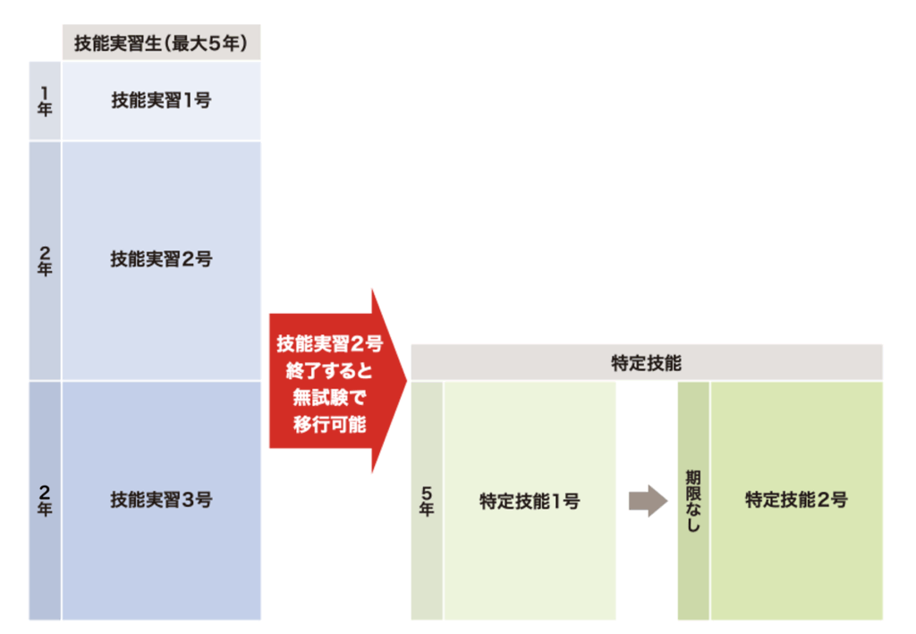 特定技能への移行